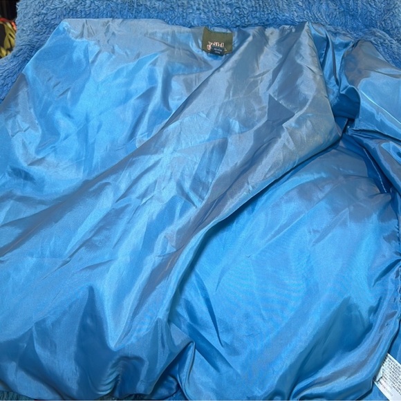 WILD FABLE BLUE FAUX FUR JACKET - Picture 8 of 12